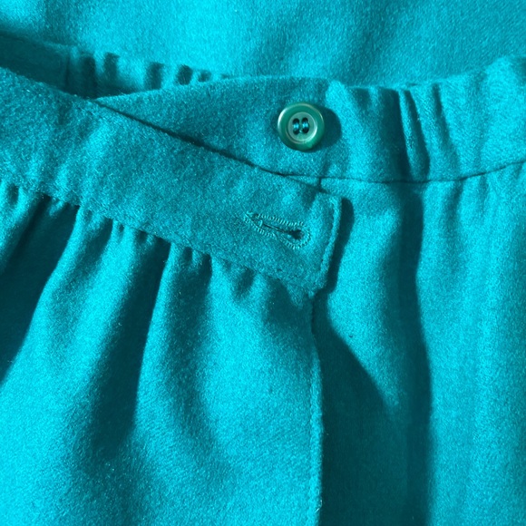 Vintage Pendleton Virgin Wool Women's Skirt Green Size 12 - Picture 8 of 13